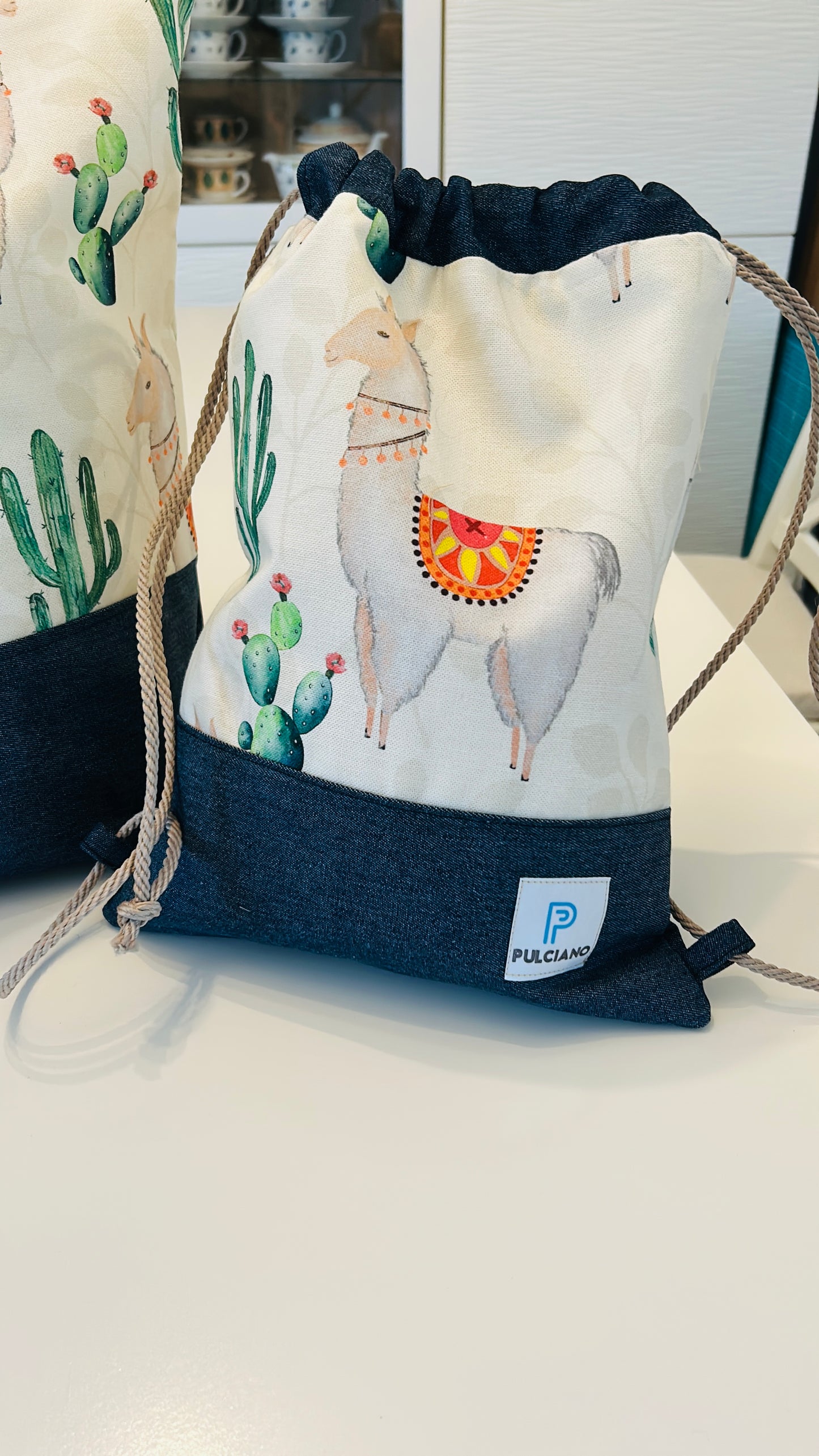 Children’s matching drawstring backpack